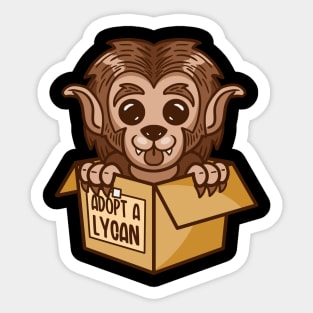 Adopt a Lycan Sticker